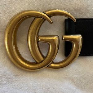 Gucci 2015 Re-edition wide leather belt